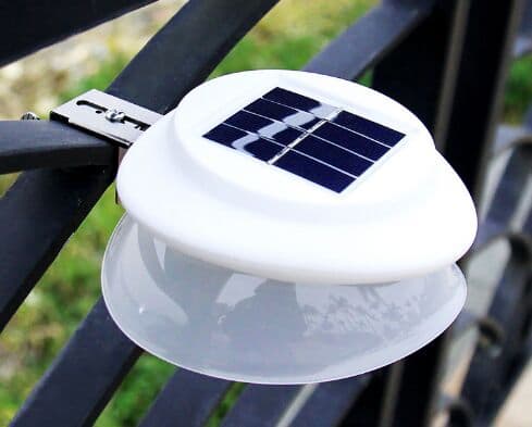 Light Induction Solar UFO  Garden Fence Lights  Four installation modes
